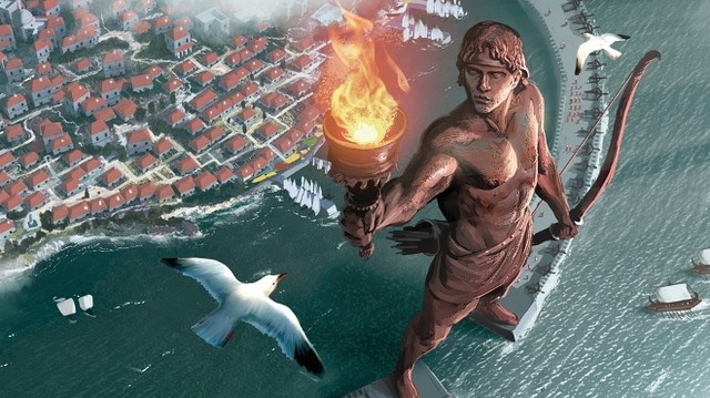 статуя колосса родосского