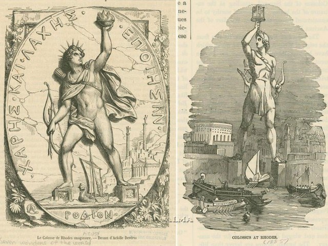 7 чудес света колосс родосский