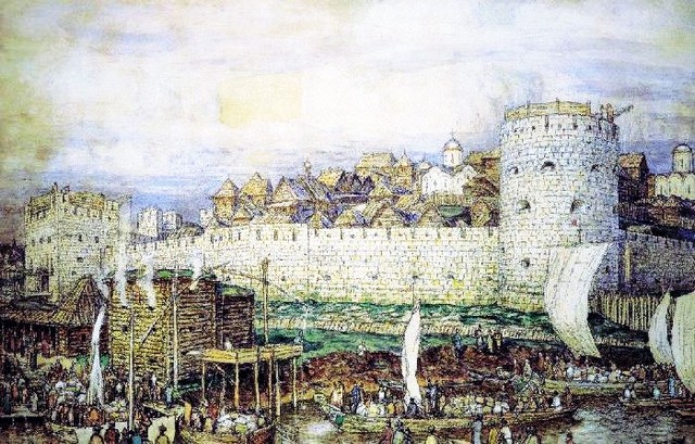 белокаменный московский кремль